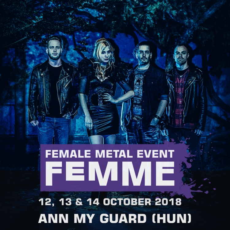 Ann my guard hun @ Female Metal Event