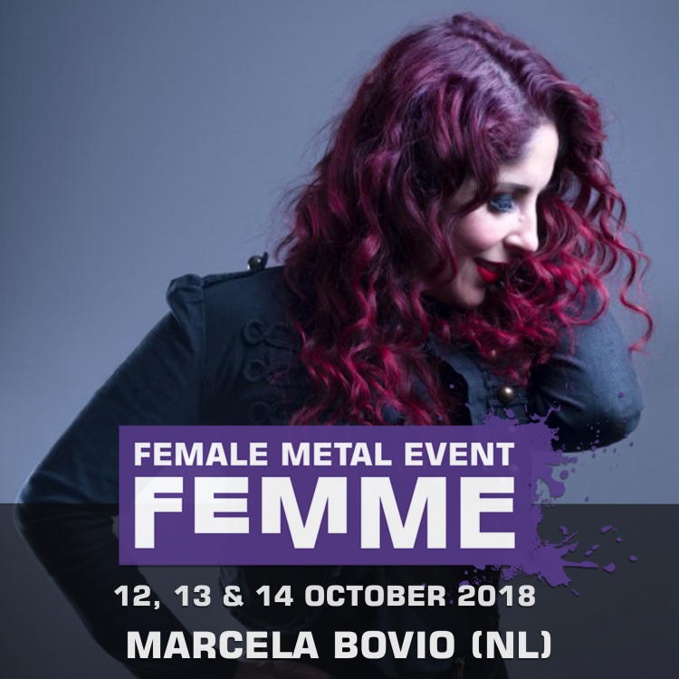 Marcela bovio nl @ Female Metal Event